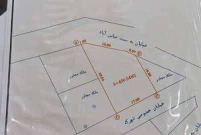 زمین سه بر ۵۰۰ متر در مهرآباد رودهن