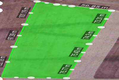 یک قطعه زمین کشاورزی هموار ۳ هکتار