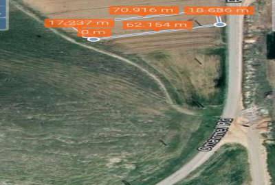 زمین عمرمل بر جاده اصلی ۱۲۰۰ متر