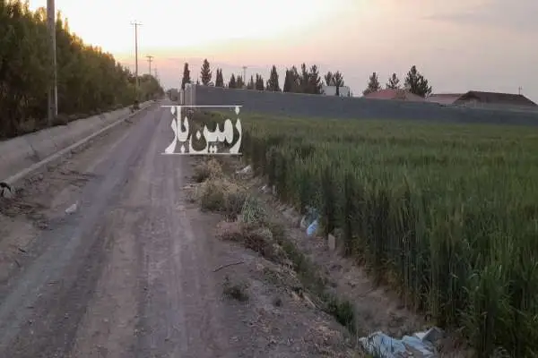 زمین کشاورزی ۲۰۰۰ متر با پروانه ساخت گلخانه در شیدان - تصویر 3