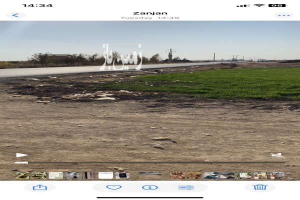 زمین کشاوزری بر جاده اصلی روستای محمودآباد ۹۲۵۸ متر-2