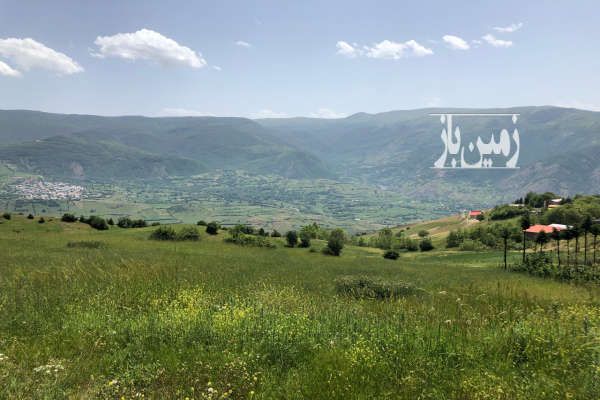 زمین با منظره رستم آباد توتکابن بخش خرگام روستای گردوبیشه-3