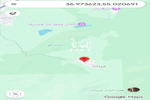 زمین در منطقه توریستی شیر اباد نزدیک هفت ابشار-4