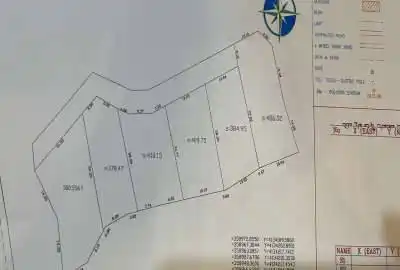 شهرکی مسکونی روستایی برآسفالت دور دیواربلند کوچه شخصی