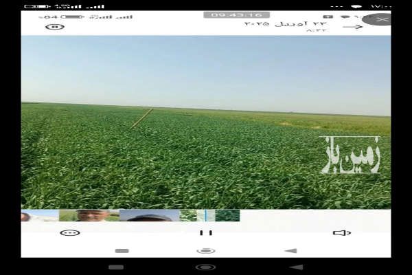 زمین کشاورزی دارای سه موتور اب ده ساعت و نیم-1