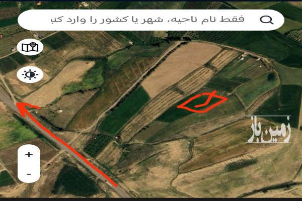 زمین کشاورزی دارای سند و حق ابه از رودخانه ساری سو-1