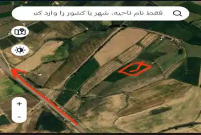 زمین کشاورزی دارای سند و حق ابه از رودخانه ساری سو