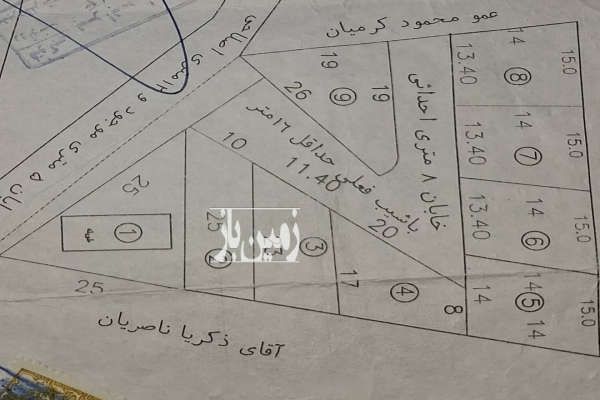 زمین در مازندران کلاردشت بازارسر ۲۵۰ متر-2
