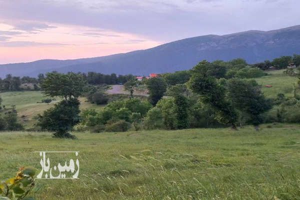 زمین سنددار واقع در روستای پس طالکوه با چشم انداز ابدی-2