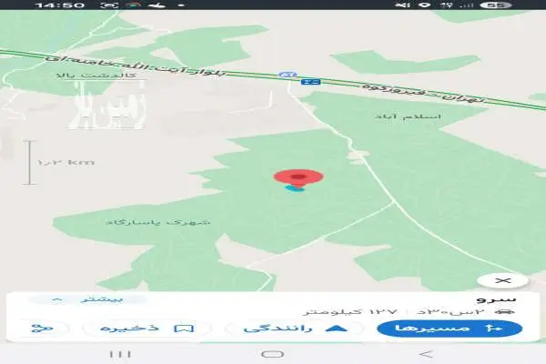 فروش زمین سندداردر دماوند حومه روستای وادان - تصویر 3