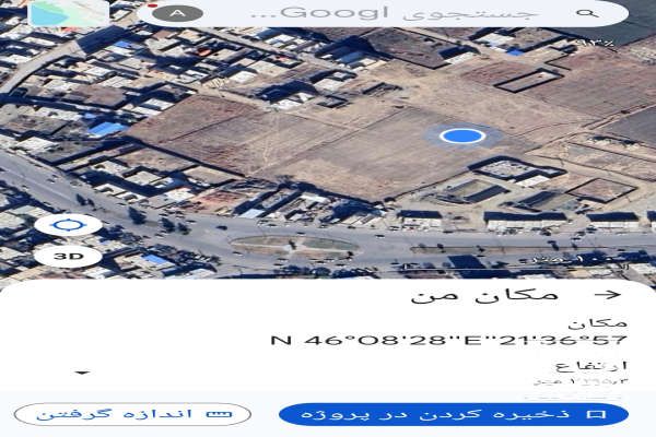 زمین به متراژ ۲۱۲ متر در بلوار باهنر میدان لاله-2