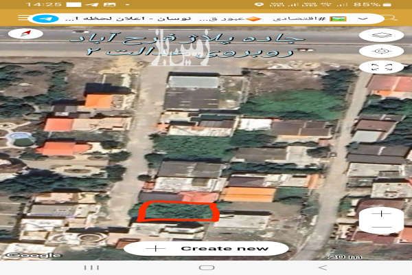 فروش زمین ویلایی جاده پلاژ فرح آباد ساری ۲۲۰ متر-1