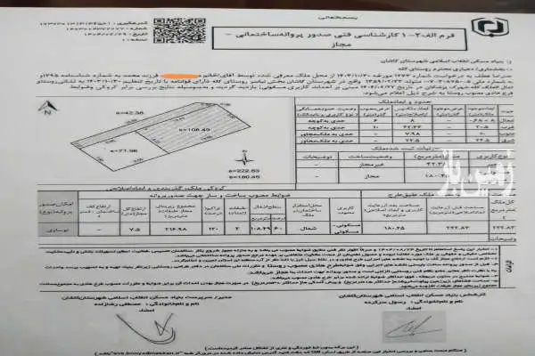 زمین ویلایی دو بر در شهرک پزشکان روستای کله کمال الملک - تصویر 3