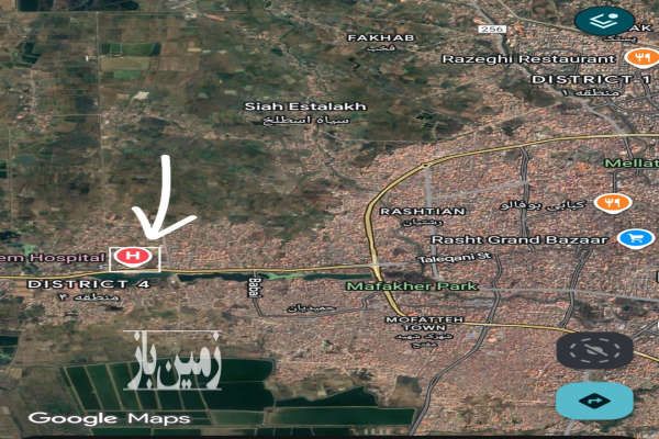 فروش زمین در رشت بلوار افتخاری خیابان خرسندی-2