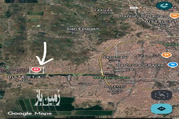 فروش زمین در رشت بلوار افتخاری خیابان خرسندی - تصویر 2