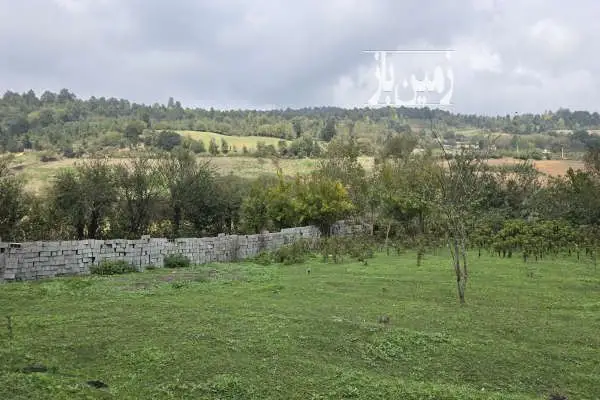 زمین مسکونی داخل بافت روستای سرسبز آق مشهد - تصویر 1