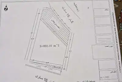 قائمشهر سمنا دشت روبروی گلخانه شهرداری کاربری مسکونی