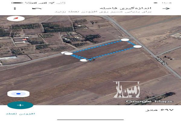 زمین کشاورزی بر جاده اسفالت روستای گردشگری اندیس-2