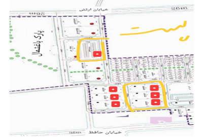 فروش سه قطعه زمین با کاربری خدماتی در ارتش جنوبی تبریز