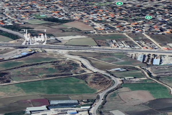 فروش زمین صنعتی ۴ هکتاری بر کمربندی آمل-1