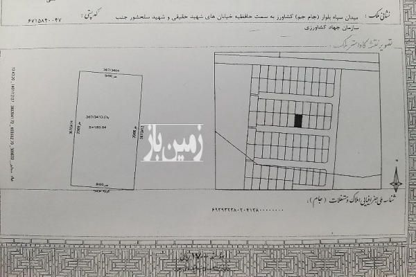 فروش زمین مسکونی پشت جهاد کشاورزی ۱۸۰ متر-1