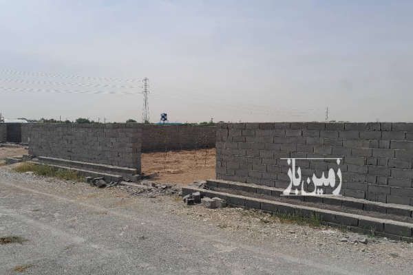 زمین ۵۵۰ متری دیوار کشی شهرک ولیعصر-1