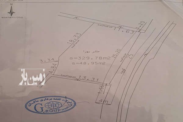زمین مسکونی لیالستان لاهیجان ۳۲۹ متر-2