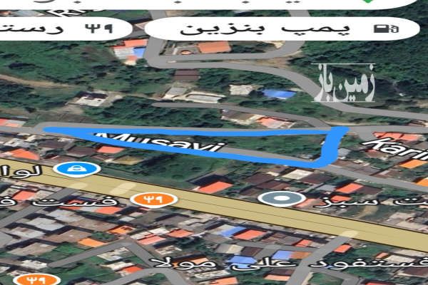 زمین داخل شهر زیراب با پروانه ساخت ۳۷۰ متر-1