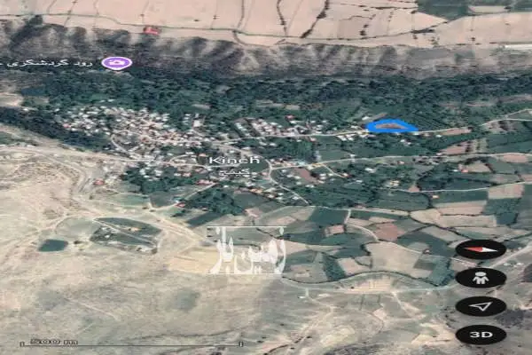 فروش زمین ۲۵۰۰ متر در کینچ کجور نوشهر - تصویر 2