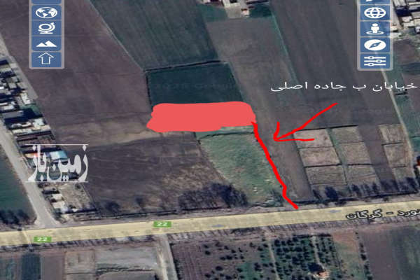 زمین در کمربندی گرگان علی اباد ۲۵۰۰ متر-1