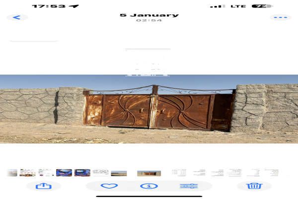 زمین باغی ملکی کنبدبازدور دیوار ۱۰۰۰ متر-3
