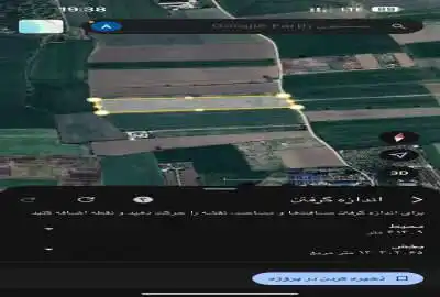 زمین ۱۳۳۳۸متری کیلومتر ۷ گرگان تهران