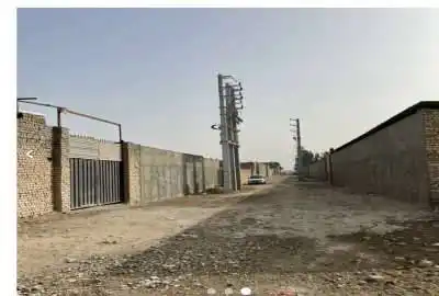 زمین صنعتی ورامین خیابان بهرام مصیری ۱۵۵۰ متر