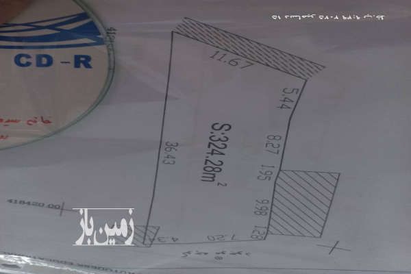زمین مسکونی ۳۲۴ متر در لنگرود نالکیاشر روستای خالیاکل-1