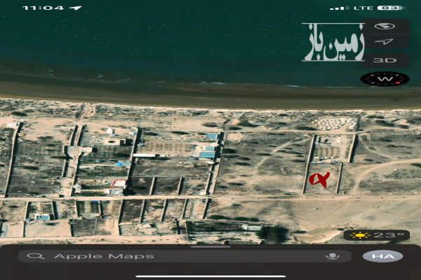 فروش زمین اردوگاه چاهک پلاک دوم دریا سند ثبتی ۲۵۰۰ متر-1