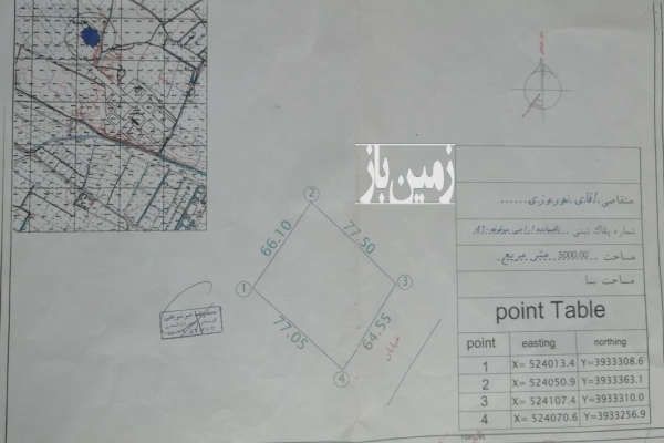 فروش زمین رو به رو دارالسلام اسلامشهر ۵۰۰۰ متر-2