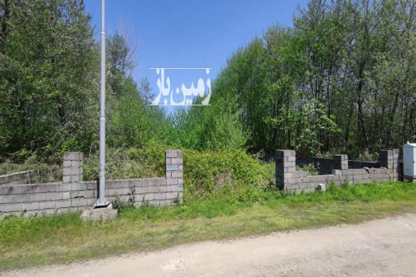 زمین مسکونی چسبیده به شهرک نمک ابرود ۱۰۹۰ متر-1