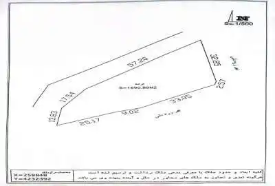 زمین کارشناسان ساحلی جنب میدان شهید فیروز قهرمانی