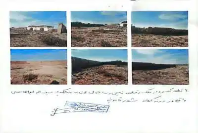 زمین در زرند کهنه مامونیه با بنای مخروبه ۸۷۸ متر