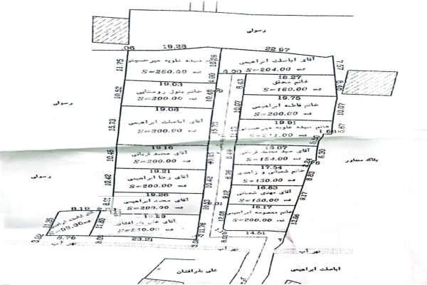 زمین ساحلی داخل بافت روستای دستک ۱۵۰ متر-1