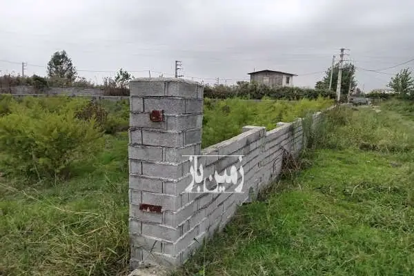 زمین ۱۰۰۰ متر دوکله ورودی ساری رو به رگی قدمت - تصویر 1