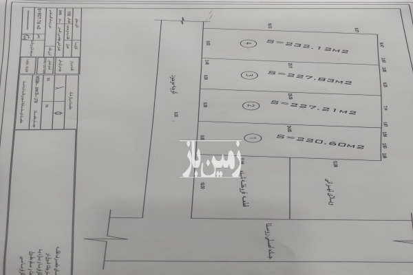 زمین الحاق به بافت مسکونی نور روبروی دریاچه الیمالات ۲۲۰ متر-4