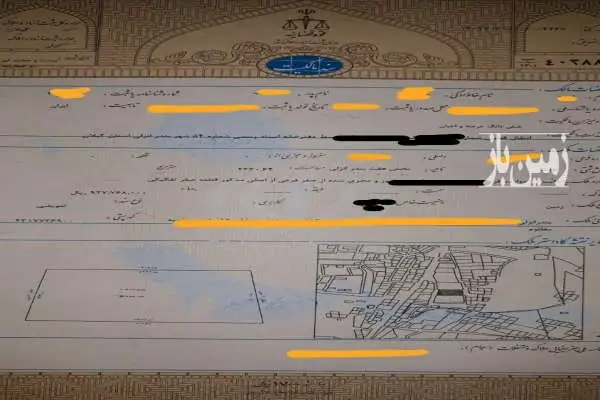 زمین ۲ ۳۶۰ منطقه آزاد انزلی سند تک برگ - تصویر 3