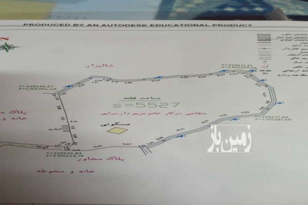 زمین ۴۰۰۰ متری در روستای دارسرا-3