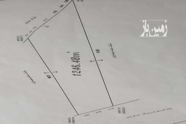 زمین ۱۲۰۰ متر بر اتوبان تهران شمال روستای چالی-4