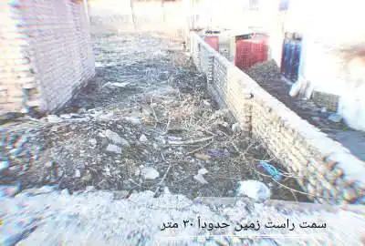 زمین واقع در قمصر ۳۹۵ متر