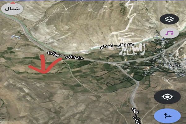 فروش زمین ۱۳۰۰ متر جاده پونل خلخال نرسیده به روستای مجره-4