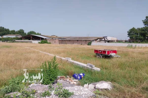 زمین باغی جاده آمل به بابل روستای علیشاه ۴۵۰ متر-1