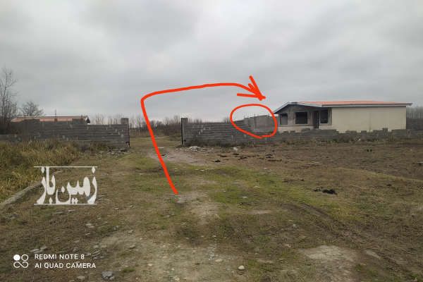 زمین ۳۰۰ شهرک رز ۲ زیباکنار ولی آباد-2