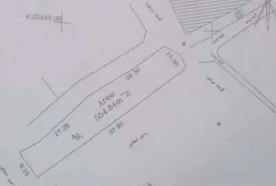 زمین مسکونی لاهیجان روستای سیاهگوراب بالا ۵۵۴ متر